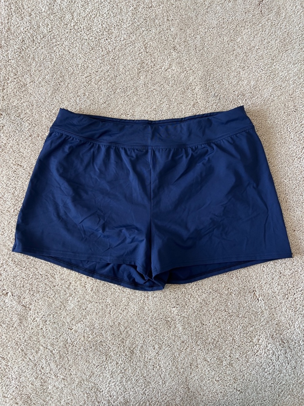 Lands' End Women's Navy Swim Athletic Shorts